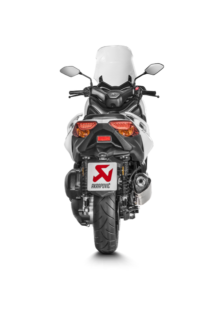 Akrapovic Slip-On Line Stainless Steel Muffler System w/Carbon End Cap for Yamaha XMAX 300 17-20