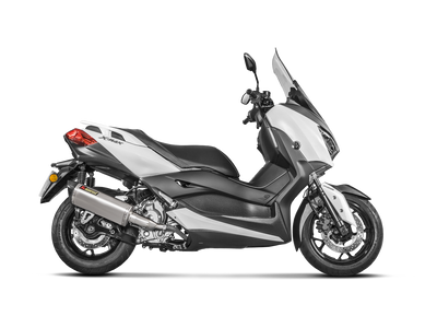 Akrapovic Slip-On Line Stainless Steel Muffler System w/Carbon End Cap for Yamaha XMAX 300 17-20