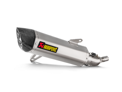 Akrapovic Slip-On Line Stainless Steel Muffler System w/Carbon End Cap for Yamaha XMAX 300 17-20