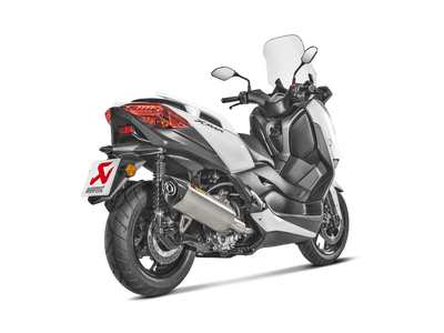 Akrapovic Slip-On Line Stainless Steel Muffler System w/Carbon End Cap for Yamaha XMAX 300 17-20