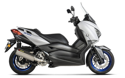 Akrapovic Slip-On Line Stainless Steel Muffler System w/Carbon End Cap for Yamaha Tricity 300 20-Up/X-Max 300 21-Up Akrapovic