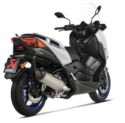 Akrapovic Slip-On Line Stainless Steel Muffler System w/Carbon End Cap for Yamaha Tricity 300 20-Up/X-Max 300 21-Up Akrapovic