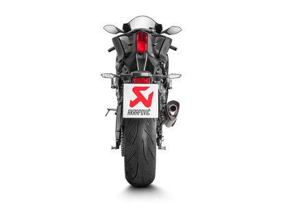 Akrapovic Racing Line Titanium Exhaust System w/Titanium End Cap for Yamaha YZF-R6 08-Up