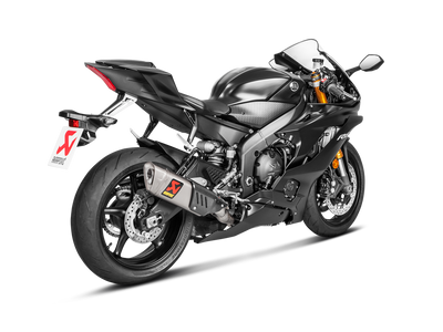 Akrapovic Racing Line Titanium Exhaust System w/Titanium End Cap for Yamaha YZF-R6 08-Up