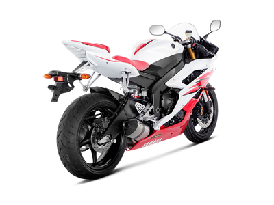 Akrapovic Slip-On Line Titanium Muffler System w/Carbon End Cap for Yamaha YZF-R6 06-07