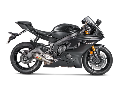 Akrapovic Slip-On Line Titanium Muffler System w/Carbon End Cap for Yamaha YZF-R6 10-16