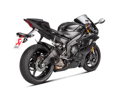 Akrapovic Slip-On Line Titanium Muffler System w/Carbon End Cap for Yamaha YZF-R6 10-16