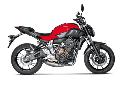 Akrapovic Racing Line Titanium Exhaust System w/Titanium End Cap for Yamaha MT-07/FZ-07 14-16 Akrapovic