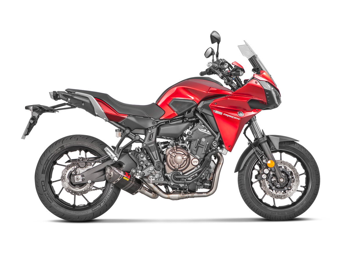 Akrapovic Racing Line Carbon Exhaust System w/Carbon End Cap for Yamaha MT-07/FZ-07 14-20 Akrapovic