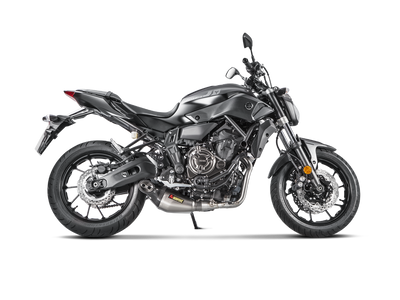Akrapovic Racing Line Titanium Exhaust System w/Carbon End Cap for Yamaha MT-07/FZ-07 14-20/Tracer 700/GT 16-19/XSR 700/XTribute 16-20