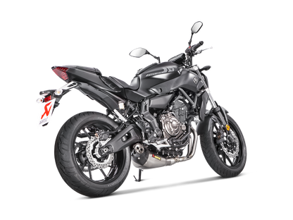 Akrapovic Racing Line Titanium Exhaust System w/Carbon End Cap for Yamaha MT-07/FZ-07 14-20/Tracer 700/GT 16-19/XSR 700/XTribute 16-20
