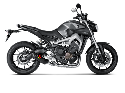 Akrapovic Racing Line Carbon Exhaust System w/Carbon End Cap for Yamaha MT-09/FJ-09 14-20/XSR 900/GP 16-21