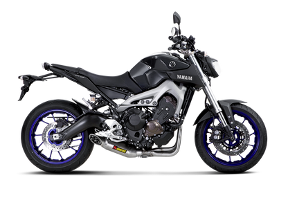 Akrapovic Racing Line Titanium Exhaust System w/Titanium End Cap for Yamaha MT-09/FZ-09 14-16/Tracer 900/900 GT/FJ-09 15-16