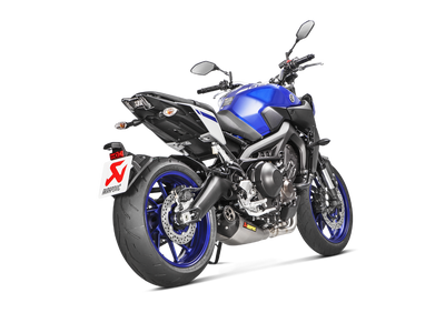 Akrapovic Racing Line Titanium Exhaust System w/Carbon End Cap for Yamaha MT-09/FZ-09 17-20/Tracer 900/900 GT/FJ-09 17-20/XSR 900/GP 16-21 Akrapovic
