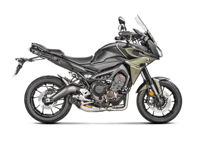 Akrapovic Racing Line Titanium Exhaust System w/Carbon End Cap for Yamaha MT-09/FZ-09 17-20/Tracer 900/900 GT/FJ-09 17-20/XSR 900/GP 16-21 Akrapovic