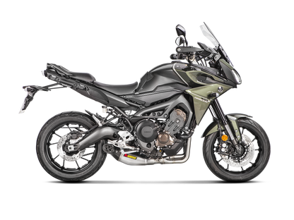 Akrapovic Racing Line Titanium Exhaust System w/Carbon End Cap for Yamaha MT-09/FZ-09 17-20/Tracer 900/900 GT/FJ-09 17-20/XSR 900/GP 16-21 Akrapovic
