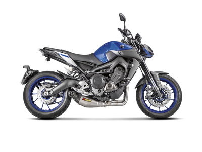 Akrapovic Racing Line Titanium Exhaust System w/Carbon End Cap for Yamaha MT-09/FZ-09 17-20/Tracer 900/900 GT/FJ-09 17-20/XSR 900/GP 16-21 Akrapovic