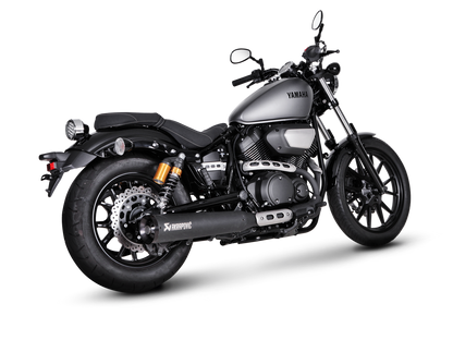 Akrapovic Slip-On Line Black Stainless Steel Muffler System w/Black End Cap for Yamaha XV950/R/Racer 13-16 Akrapovic