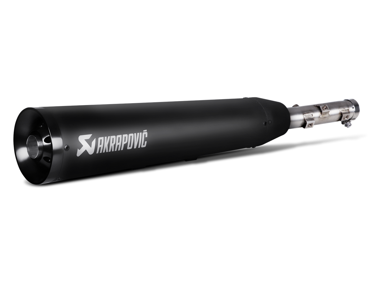 Akrapovic Slip-On Line Black Stainless Steel Muffler System w/Black End Cap for Yamaha XV950/R/Racer 13-16 Akrapovic