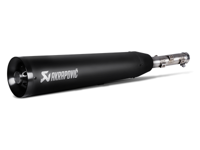 Akrapovic Slip-On Line Black Stainless Steel Muffler System w/Black End Cap for Yamaha XV950/R/Racer 13-16 Akrapovic
