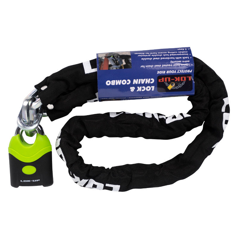 LOK UP - LOK UP PADLOCK & CHAIN COMBO - Shark Leathers