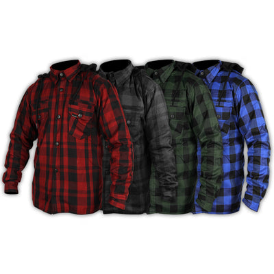 Shark Cruiser Protective Flannel, Front | Shark Leathers