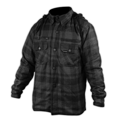 Shark Cruiser Protective Flannel, Back | Shark Leathers