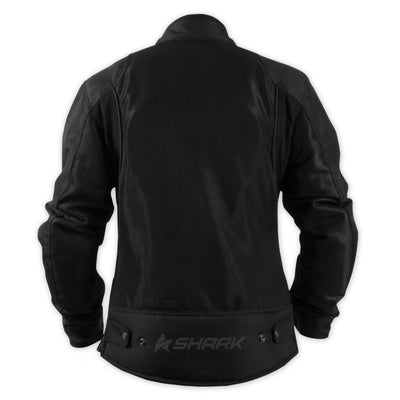 Shark Leathers - Shark Ladies Summer Cruise Jacket - Black - Shark Leathers