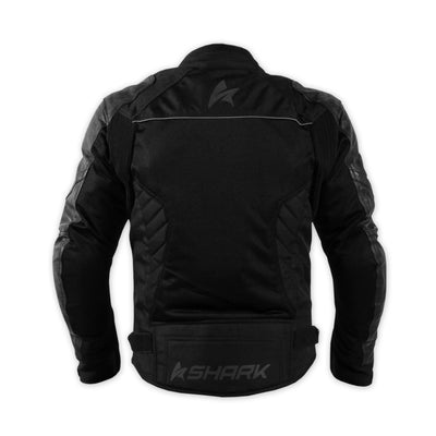 Shark Tract Jacket Black, Side View | Shark Leathers