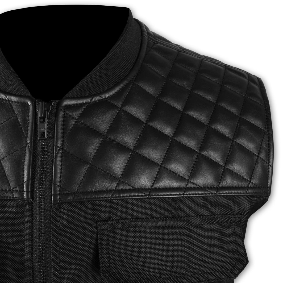 Shark Revolver Leather Vest