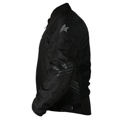 Shark Maverick Jacket Black, Side View | Shark Leathers