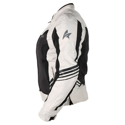 Shark Ladies Elenore Jacket White Shark Leathers