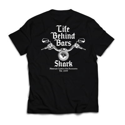 Shark Leathers - Shark Behind Bars Tee - Shark Leathers