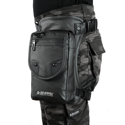 Shark Hip Bag, Back | Shark Leathers