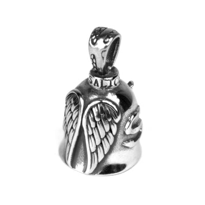 Guardian Bell - Angel Wings, Front | Shark Leathers