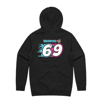 Archie "Maddog" Hoodie Black Shark Leathers