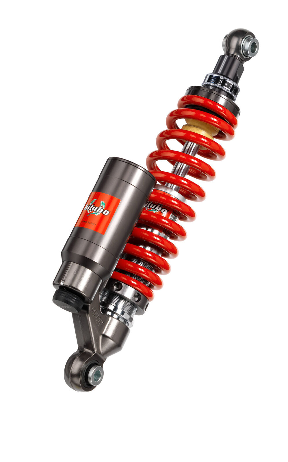 Bitubo WZT01 - Rear Mono Shock - Red Spring [Adjustable: Preload, Rebound, Compression]