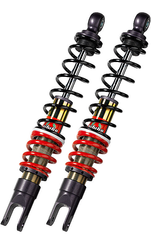 Bitubo YGB01 - Rear Twin Shocks - Red Spring [Adjustable: Preload]