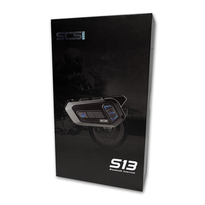 SCS S13 Bluetooth Intercom, Side View | Shark Leathers