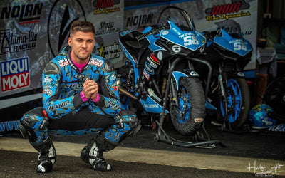Shark Leathers Custom Race Suit, Detail | Shark Leathers