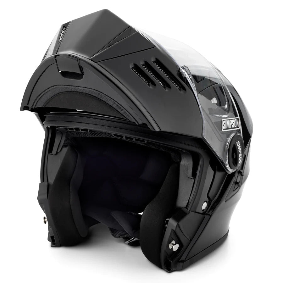 【sa_ma★ 】SIMPSON Bandit pro Simpson Mod Bandit - Gloss Black | Shark Leathers