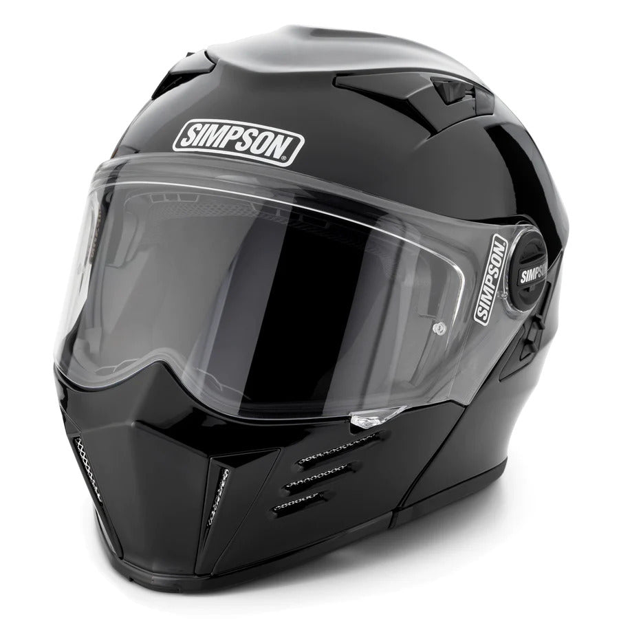 【sa_ma★ 】SIMPSON Bandit pro Simpson Mod Bandit - Gloss Black | Shark Leathers