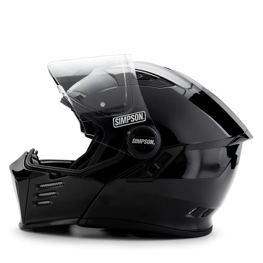 Simpson Mod Bandit - Gloss Black | Shark Leathers