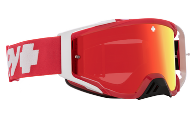 Spy Optic Foundation MX Goggle Checkers Red w/HD Clear Lens