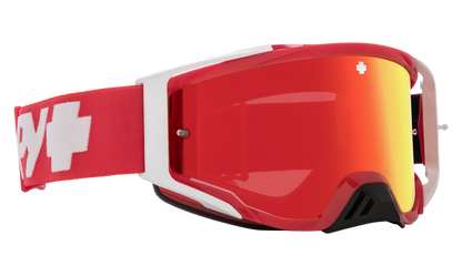 Spy Optic Foundation MX Goggle Checkers Red w/HD Clear Lens