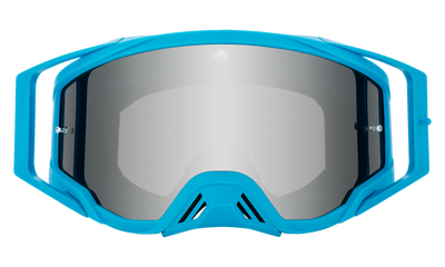 Spy Optic Foundation MX Goggle Plus Bolt Blue w/HD Smoke/Silver Spectra Lens