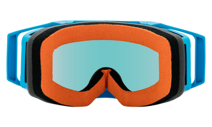 Spy Optic Foundation MX Goggle Plus Bolt Blue w/HD Smoke/Silver Spectra Lens