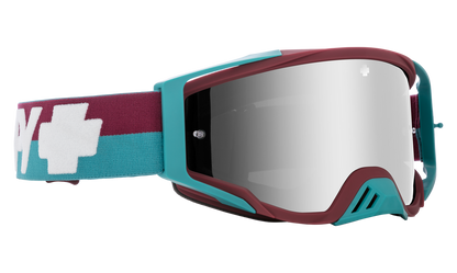 Spy Optic Foundation Plus MX Goggle Bolt Teal w/HD Smoke/Silver Spectra Mirror & HD Lear Lens