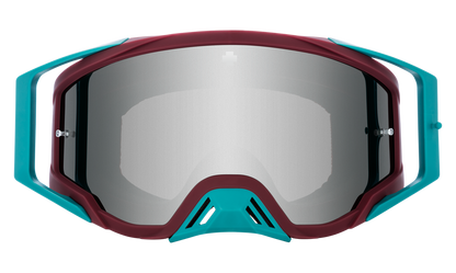 Spy Optic Foundation Plus MX Goggle Bolt Teal w/HD Smoke/Silver Spectra Mirror & HD Lear Lens