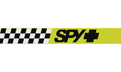 Spy Optic Foundation MX Goggle Checkers Hi-Vis w/HD Clear Lens